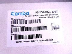Comba Telecom PS-HS2-OMD300CI 2 Way Power Splitter 555-6000 MHz (S4)