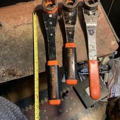 LOT OF (3) I FARGO 2 Lowell Reversible Lineman Ratchet 1 x 1-1/8 x 3/4 USA