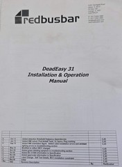 Redbusbar DeadEasy 31 3 Phase Busbar Voltage Tester Isolation Monitor (NEW)