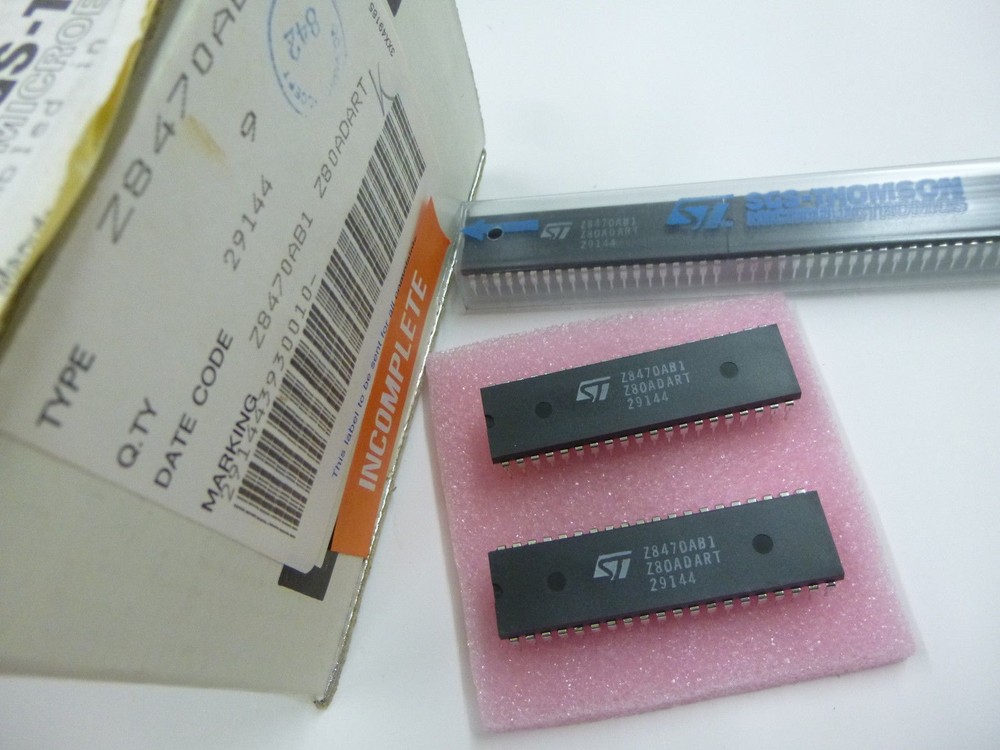 1 pieces Z8470AB1 Z80A DART 4MHz Dual Async Receiv/Transm DIP40 NEW ~