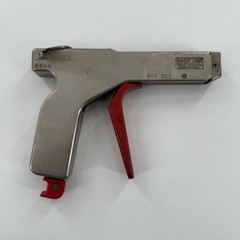 Panduit GS4H Cable Tie Hand Installation Tool Tension Gun Silver Red Made USA