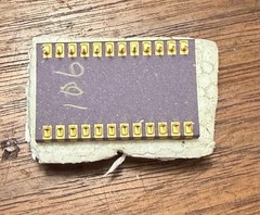 Micro Networks DAC80-CBI-V Gold Dip Ic Chip Vintage Collector