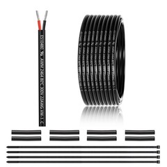 25ft 22 Awg 2 Core Cable, Led Lighting Automotive Use