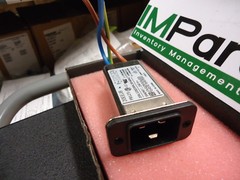6609007-6 Corcom AC Pwr Modules-20EEJ8 – 20A IEC0WIRE LEAD FLANGE MNT Brand NEW!
