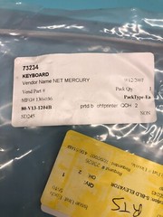 Datalux 80-V13-1204B Keyboard, Netmercury 130-036, 153713