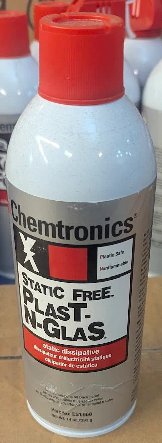 ES1668 – CHEMTRONICS – Static Dissipative Cleaner, Static Free Plast-N-Glas, 14