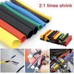 4 FT. 4′ Feet BLACK 3/4″ 19mm Polyolefin 2:1 Heat Shrink Tubing Tube Cable US UL
