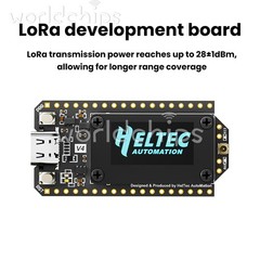 Heltec V4 0.96″ OLED Solar-Powered LoRa 32 Dev-Board GPS ESP32 SX1262 Wi-Fi BLE