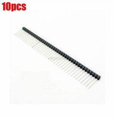 10Pcs 1X40 40Pin 2.54MM 19Mm Long Single Row Male Breakable Pin Header ve