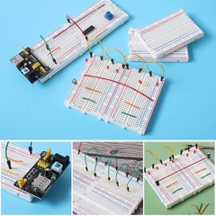 DEYUE breadboard Set Prototype Board – 6 PCS 400 Pin Solderless Kit…