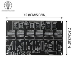6-bit Digital Circuit Clock DIY Electronic Kit Electronic Clock Teaching Kit