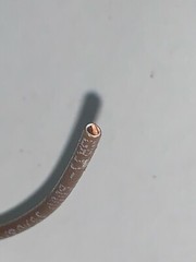 UNBRANDED WIRE, E194031, 12 AWG, SOLID COPPER, BROWN, THHN/THWN-2, 600V, 200′