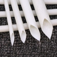 Ø1mm – Ø25mm Silicone Fibre Glass Tubing Sleeving Insulation Hose 200℃ High Temp