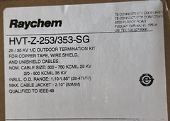 Raychem TE TERMINATION HVT-Z-253/353-SG 35 Kv RAYCHEM TE (KIT 3 tips)