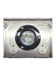 Generac 6343 – 30-Amp Raintight Aluminum Power Inlet Box (4-Prong)