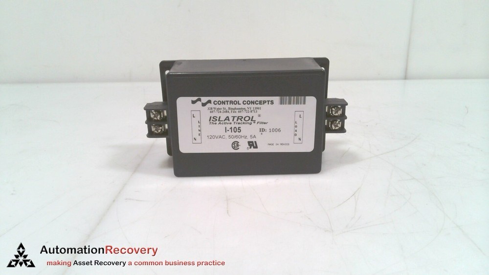 CONTROL CONCEPTS I-105 ACTIVE TRACKING FILTER 1506 #319307
