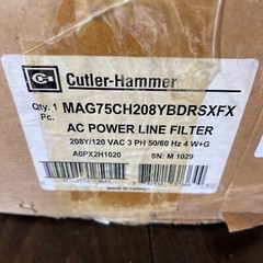 *NEW* Cutler Hammer MAG75CH208YBDRSX Magnum AC Power Line Filter
