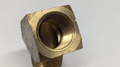 NOS Parker 1/2” MNPT x 1/2” FNPT 45° Brass Street Elbow, 2214P-8-8