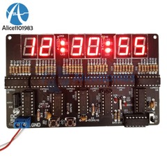 Digital Clock Circuit Board DIY Electronic Kit Electronic Clock Teaching Kit