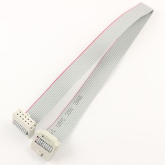 2Pcs 2.54mm Pitch 2x5Pin 10 Pin 10 Wire Extension IDC Flat Ribbon Cable L= 30CM