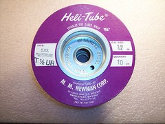 1 ROLL 10ft 1/2″ POLYETHYLENE SPIRAL CUT CABLE WRAP T-1/2UR HELITUBE MM NEWMAN