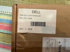 NEW Touch Screen LCD WXGA LED for Dell 8 inch tablet, P/N Y3J89, free shipping