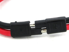 Workman TP-8-1 1′ 2-Pin 8 AWG Polarized Quick Disconnect Bullet Lead CB Radio