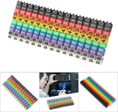 150 Pcs Digital Wire Number Tubes 1.5Mm² – Clip-On Cable Markers for Electrical