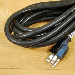 Monoprice 7686 PC(R)-14SJT-15 15FT 14AWG 90 Degree Black Power Cord – NEW