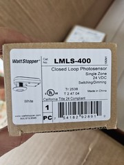 Wattstopper LMLS-400 Closed Loop Photo Sensor- New In Box