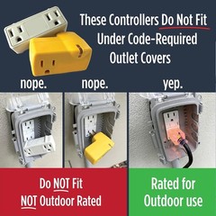 Heat Cable Controller Thermostat Weatherproof Outdoor Digital Certified