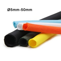 5-60mm Braided Sleeving Self Closing Braid Cable Wiring Harness Loom Protection