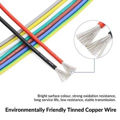 Flexible Soft Silicone Wire Cable 10/12/14/16/18/20/22/24/26/28/30 AWG UL3135