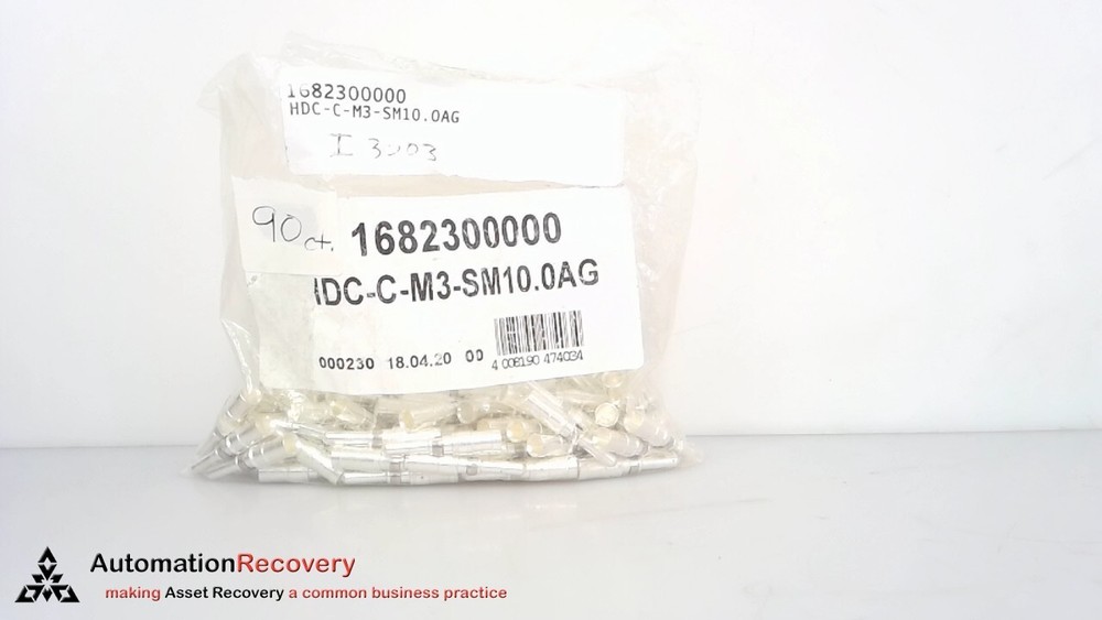 WEIDMULLER HDC-C-M3-SM10.0AG HEAVY DUTY CRIMP CONTACT 1682300000, SEE DE #324507