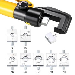 6 Ton Hydraulic Wire Cable Lug Terminal Crimping Tool 8 Dies YQK-70
