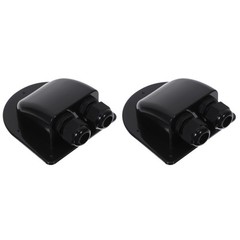 2 PCS Waterproof Cable Pass Through Entry Double Gland Dual Hole