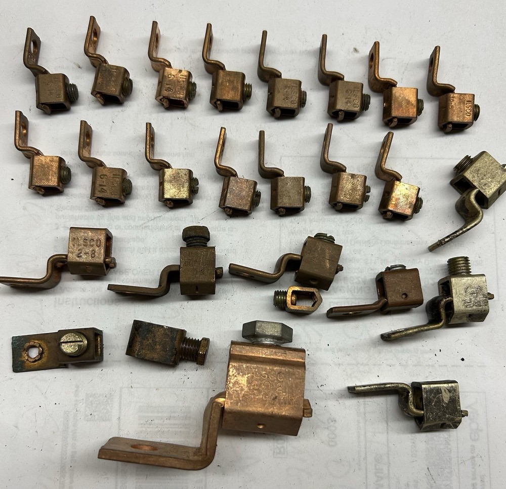 20+ Many Various Sizes Copper Lugs