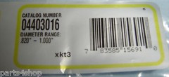 Hubbell Kellems 04403016 Cord Grip .820″x1.000″ NEW