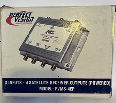 PVMS-4EP – PERFECT VISION – Multi Switch Satellite Receiver Splitter
