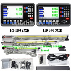LCD DRO Kit +Linear Scales 2 Axis 3 Axis Digital Readout Display for Mill Lathe