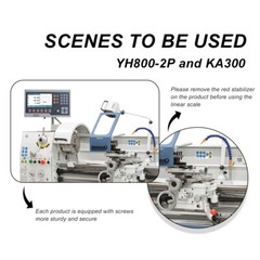 YH800-2P Metal LCD 7inch Digital Readout Linear Glass Scales Encoder 15 language