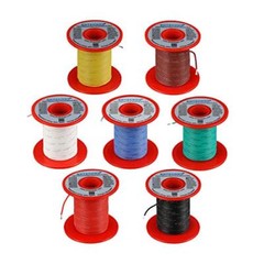 BNTECHGO 24 Gauge Silicone Wire Kit 7 Color Each 100 ft Flexible 24 AWG Stran…
