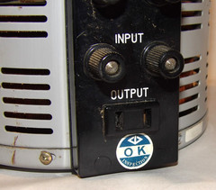 YAMABISHI ELECTRIC VOLT SLIDER/VARIABLE TRANSFORMER/VARIAC! TYPE S-260-3 260V/3A