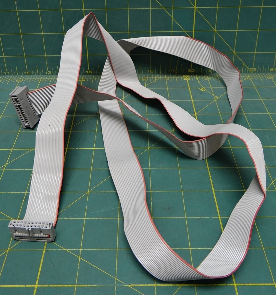 4’7″ of Flat Ribbon Cable with Connectors Attached 1″ Wide -Used-