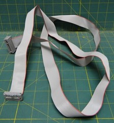 4’7″ of Flat Ribbon Cable with Connectors Attached 1″ Wide -Used-