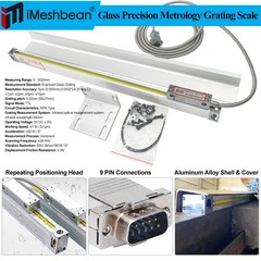 2/3 Axis LCD DRO Digital Readout 5um TTL Linear Glass Scale CNC Milling Lathe US