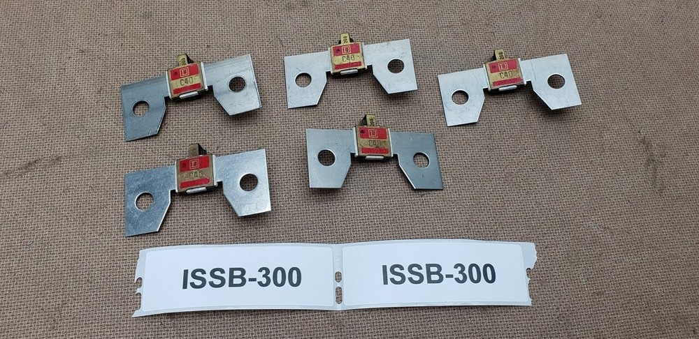 Lot of 5 Square D C40 C 40 Thermal Overload Heater Elements New No Box