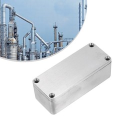 Effect Aluminum Box Metal Electric Case Instrument,Silver Enclosure Project Box