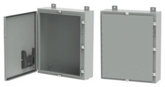 Hoffman A24H12ALP, 12″ x 6″ x 24″, Steel, Continuous Hinge Enclosure, 1 pc
