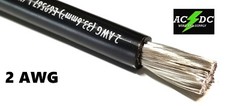 Battery Cable Marine Grade Tinned Copper 6, 4, 2 1 1/0 2/0 AWG PER Foot SGT